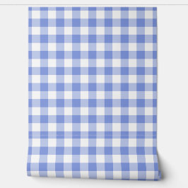 Kawaii Blue Gingham Check Green Buffalo Plaid 壁紙