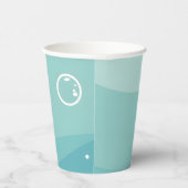 Kawaii Boba Shark Under The Sea Baby Shower 紙コップ (右)