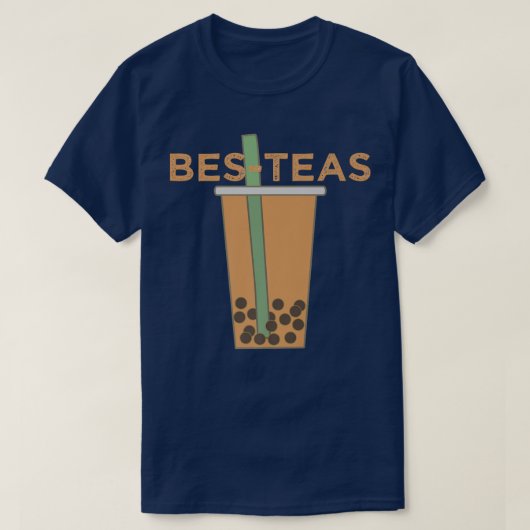 Kawaii Boba Tea Bes Teas Bubble Tea  1129 Tシャツ (デザイン正面)