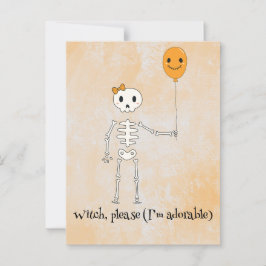 Kawaii boo, cute spooky halloween ポストカード