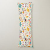 Kawaii Bunny Pastel Whimsical Nursery Body Pillow ボディピロー (正面縦)