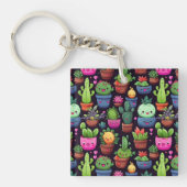 Kawaii Cactus Keychain キーホルダー (正面)