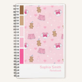 Kawaii Campus Vertical Palette Notebook ノートブック (正面)