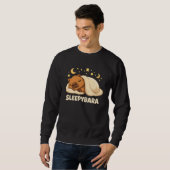 Kawaii Capybara Sleep Pajamas Sleepybara Cute Capy スウェットシャツ (正面フル)