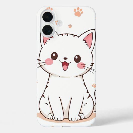 Kawaii Cat Case-Mate iPhoneケース (裏面)