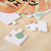 Kawaii Cat & Croissant – Harajuku Aesthetic ジグソーパズル (側面)