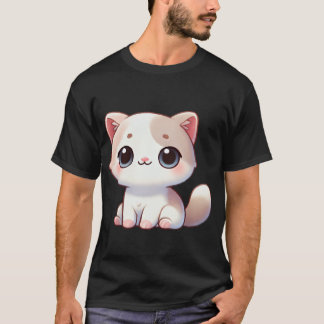 Kawaii Cat Design Adorable Kitten Artwork Tシャツ