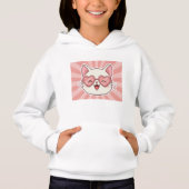 Kawaii Cat Hoodie - Stay Cool! 😎💖 (正面)
