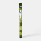 Kawaii Cat on Swing Phone Case iPhone 16ケース (左側面)