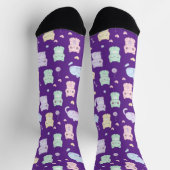 Kawaii Cat Pattern Socks ソックス (上部)