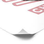 Kawaii Cat with Chocolate Milk – Japanese Pop Art  ポスター (コーナー)