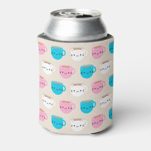 Kawaii Cats Cup of Tea 缶クーラー (缶裏面)