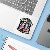 Kawaii Chemistry Teacher – Cute Beaker & Test Tube シール (ノートパソコンとiPhone)