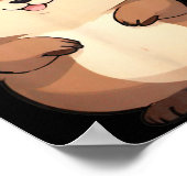 Kawaii Chibi Groundhog - Panfurware Llc  ポスター (角)