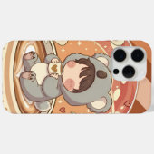 Kawaii Chibi Koala Protective Phone Case Case-Mate iPhoneケース (裏面 (横))