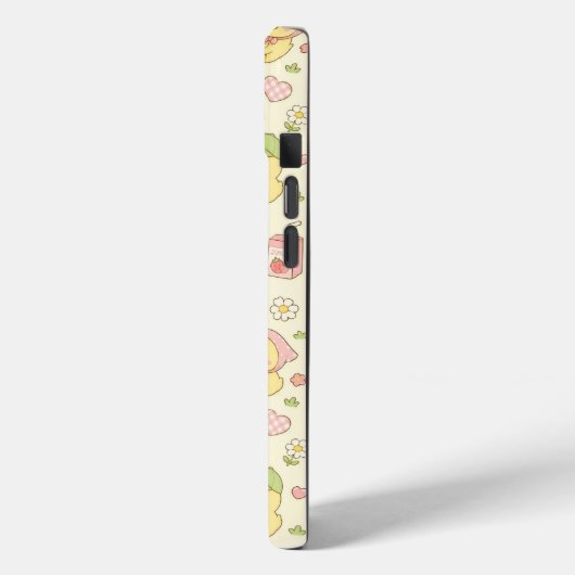 Kawaii Chicken Picnic Pattern Phone Case Case-Mate iPhoneケース (裏面 / 左)