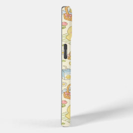 Kawaii Chicken Picnic Pattern Phone Case iPhone 15ケース