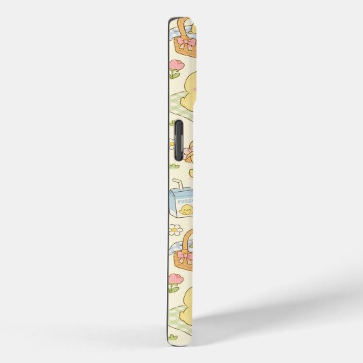 Kawaii Chicken Picnic Pattern Phone Case Case-Mate iPhoneケース (裏面 / 右)