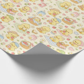 Kawaii Chicken Picnic Pattern Wrapping Paper ラッピングペーパー (角)