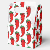 Kawaii Chili Pepper Drawing Pattern フェイバーボックス (オープン)