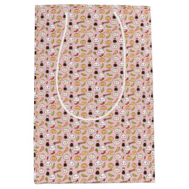 Kawaii Chinese Food theme ミディアムペーパーバッグ