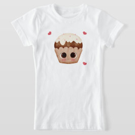 Kawaii Chocolate Cupcake Kids T-Shirt Tシャツ