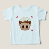 Kawaii Chocolate Cupcake ToddlerT-Shirt (デザイン正面)