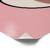 Kawaii Chocolate Milk Cat – Cozy Drink & Cuteness  ポスター (コーナー)