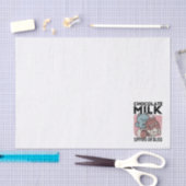 Kawaii Chocolate Milk Cat – Cozy Drink & Cuteness  薄葉紙 (クラフト)