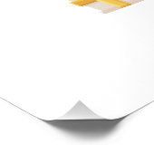 Kawaii Christmas kitten in Santa Hats T-Shirt ポスター (コーナー)