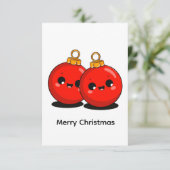 Kawaii Christmas – Minimal Holiday  サンキューカード (スタンド正面)