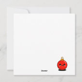 Kawaii Christmas – Minimal Holiday  シーズンカード (裏面)