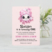 Kawaii Creepy Cute Halloween Birthday Party 招待状 (スタンド正面)