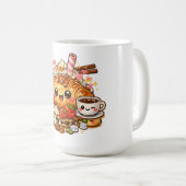Kawaii Croissant Breakfast Mug コーヒーマグカップ (正面右)