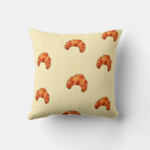 Kawaii croissant pillow|French bakery decor クッション (裏面)