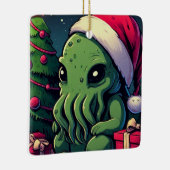 Kawaii Cthulhu Christmas - Merry Cthulhumas セラミックオーナメント (右)