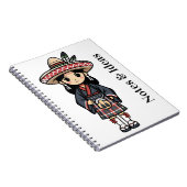 Kawaii Cultural Girl Illustration ノートブック (右側)