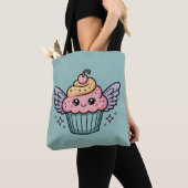 Kawaii Cupcake トートバッグ (クローズアップ)