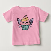  Kawaii Cupcake ベビーTシャツ (正面)