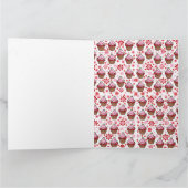 Kawaii Cupcake Design – Cute Dessert Illustration  カード (内部)