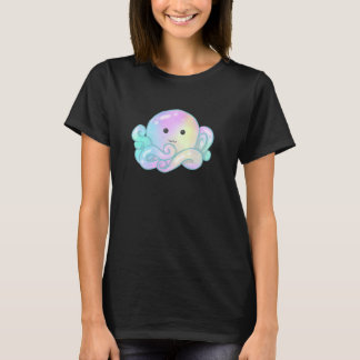 Kawaii Cute Aesthetic Happy Pastel Galaxy Octopus Tシャツ