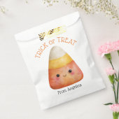 Kawaii Cute Candy Corn Kids Halloween フェイバーバッグ (封をした状態)