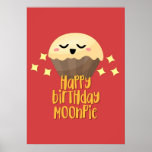 Kawaii Cute Cupcake Happy Birthday Moonpie ポスター<br><div class="desc">Kawaii Cute Cupcake Happy Birthday Moonpie Poster Anime Cartoon Comic Fiction Manga</div>