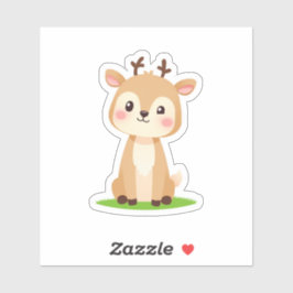 Kawaii Cute Deer Sticker  シール