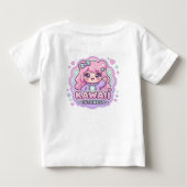 Kawaii Cuteness ベビーTシャツ (裏面)