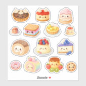 Kawaii Desserts Vinyl Stickers シール (シート)