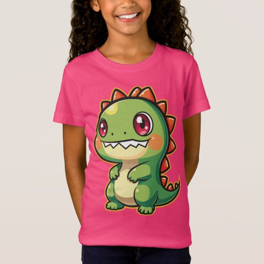 Kawaii Dinosaur Tシャツ (正面)