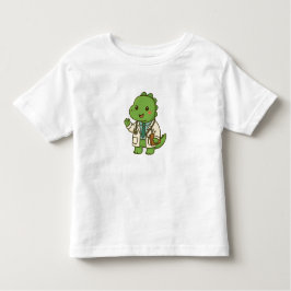 Kawaii Doctor Dinosaur – Cute Dino Jobs トドラーTシャツ