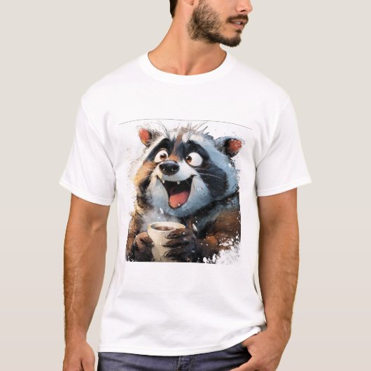 Kawaii Donut Puff Bear Tシャツ (正面)