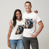 Kawaii Donut Puff Bear Tシャツ (ユニセックス)